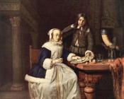 加布里埃尔梅特苏 - Breakfast